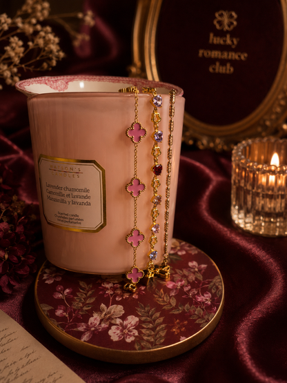 Set de 3 Pulseras "Rose Douceur"