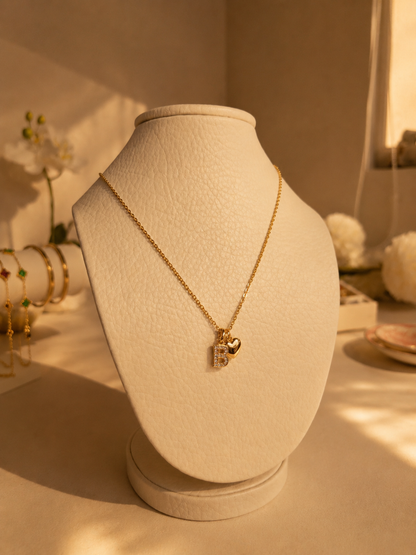 Set "Promesa": Collar Personalizado, Aretes y Anillo Solitario