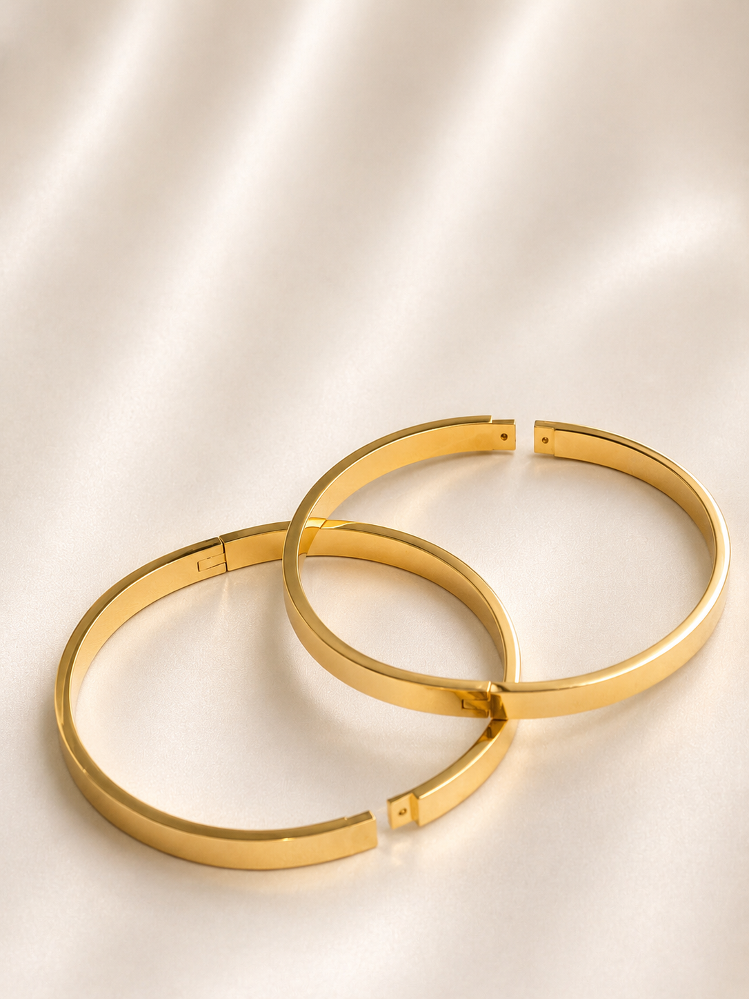 Brazalete Rígido "Éternité" Minimalista - Grande