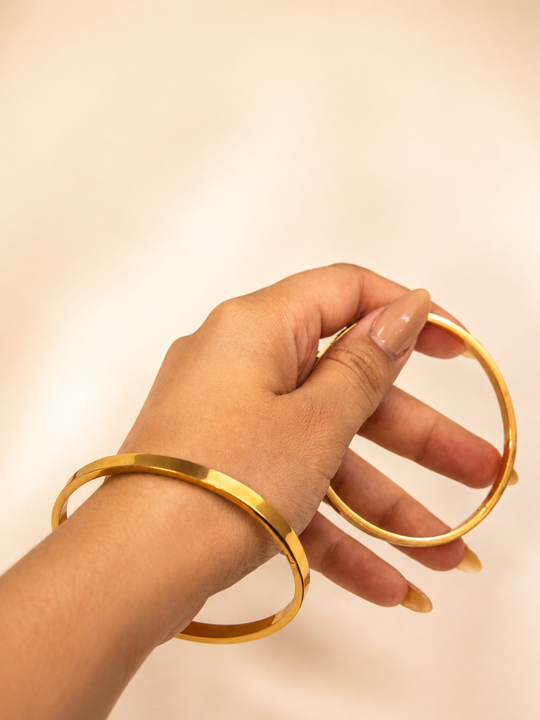 Brazalete Rígido "Éternité" Minimalista - Grande