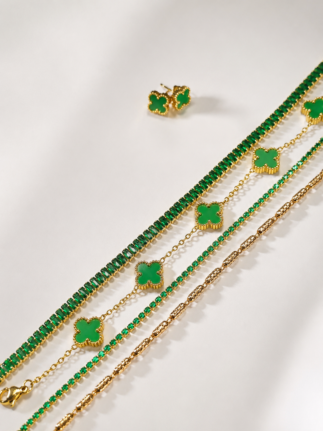 Set de Pulseras Lucky in Love Edición Esmeralda